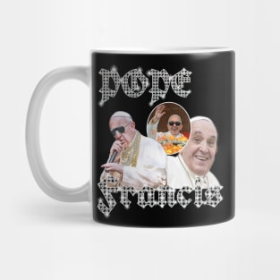 POPE FRANCIS VINTAGE RAP TEE Mug